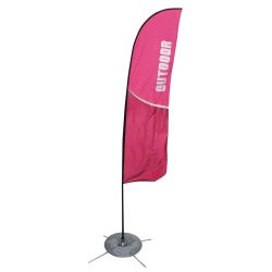 Zoom 3 Straight flag stand