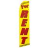 For Rent wind flag