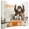 Coyote curved mural dislay