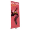 Contender Standard retractable banner stand in silver