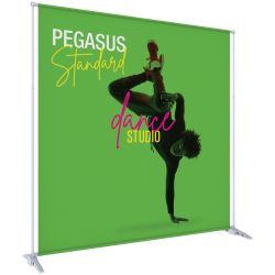 Pegasus Banner Stand in silver
