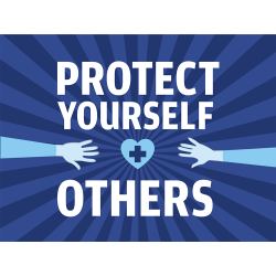 Yard Sign, Protect Yourself Gloves 24x18